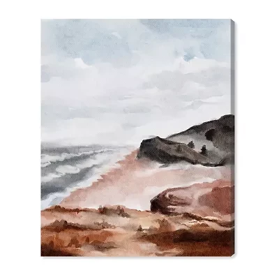 ART REMEDY® Art Remedy "Close To The Harbour" Giclee Canvas Print, Nature And Landscape Canvas Art