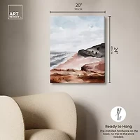 ART REMEDY® Art Remedy "Close To The Harbour" Giclee Canvas Print, Nature And Landscape Canvas Art