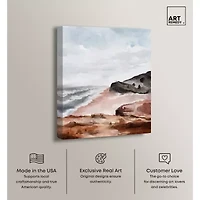 ART REMEDY® Art Remedy "Close To The Harbour" Giclee Canvas Print, Nature And Landscape Canvas Art
