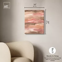 ART REMEDY® Art Remedy "Loose Powder" Giclee Canvas Print, Abstract Canvas Art