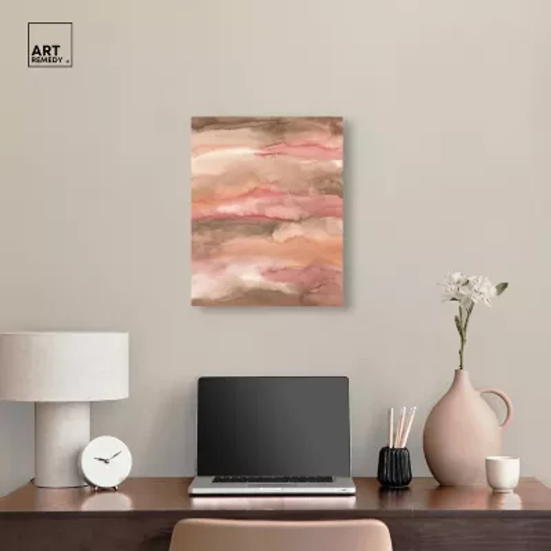 ART REMEDY® Art Remedy "Loose Powder" Giclee Canvas Print, Abstract Canvas Art