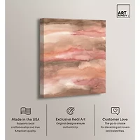 ART REMEDY® Art Remedy "Loose Powder" Giclee Canvas Print, Abstract Canvas Art