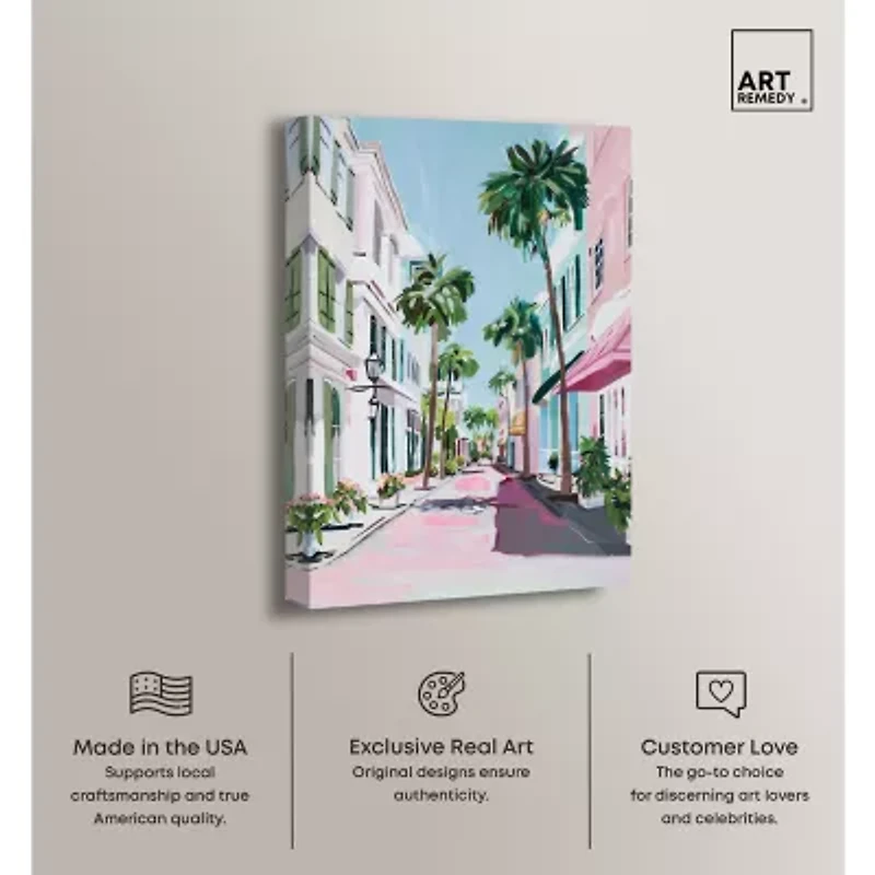 ART REMEDY® Art Remedy "Down The Avenue" Giclee Canvas Print