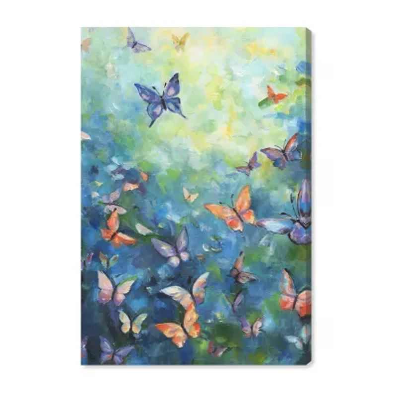 ART REMEDY® Art Remedy "Aesthetic Butterflies" Giclee Canvas Print