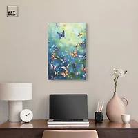 ART REMEDY® Art Remedy "Aesthetic Butterflies" Giclee Canvas Print