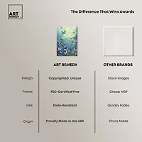 ART REMEDY® Art Remedy "Aesthetic Butterflies" Giclee Canvas Print