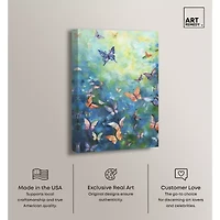 ART REMEDY® Art Remedy "Aesthetic Butterflies" Giclee Canvas Print