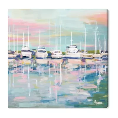 ART REMEDY® Art Remedy "Coastal Dock" Giclee Canvas Print