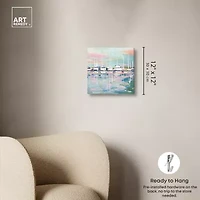ART REMEDY® Art Remedy "Coastal Dock" Giclee Canvas Print