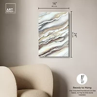 ART REMEDY® Art Remedy "Neutral Lines I" Giclee Canvas Print