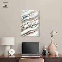 ART REMEDY® Art Remedy "Neutral Lines I" Giclee Canvas Print