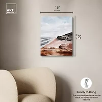 ART REMEDY® "Close To The Harbour" Giclee Nature And Landscape Canvas Art