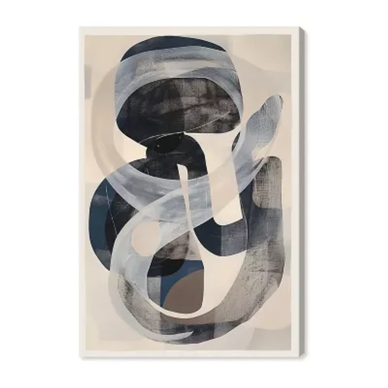 ART REMEDY® Art Remedy "Slither" Giclee Canvas Print, Abstract Canvas Art