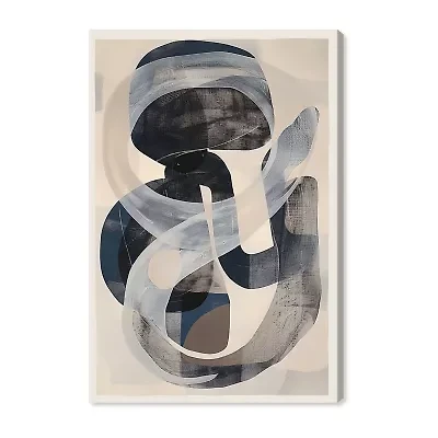 ART REMEDY® Art Remedy "Slither" Giclee Canvas Print, Abstract Canvas Art