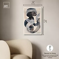 ART REMEDY® Art Remedy "Slither" Giclee Canvas Print, Abstract Canvas Art