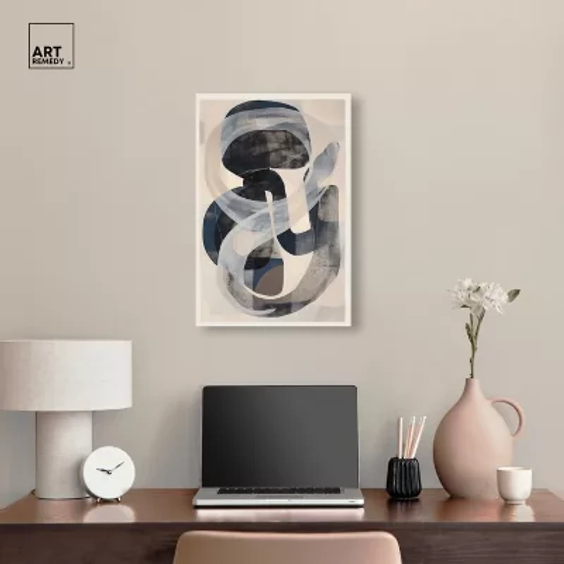 ART REMEDY® Art Remedy "Slither" Giclee Canvas Print, Abstract Canvas Art