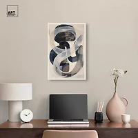ART REMEDY® Art Remedy "Slither" Giclee Canvas Print, Abstract Canvas Art