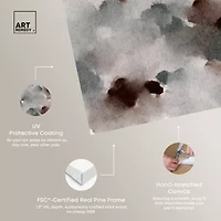 ART REMEDY® "The Winter February" Giclee Canvas Print, Abstract Canvas Art