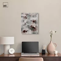 ART REMEDY® "The Winter February" Giclee Canvas Print, Abstract Canvas Art