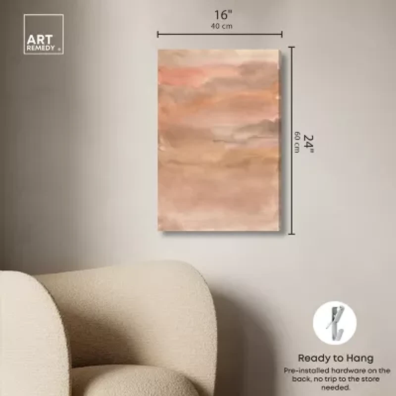 ART REMEDY® Art Remedy "Sienna Pigments Blend" Giclee Canvas Print
