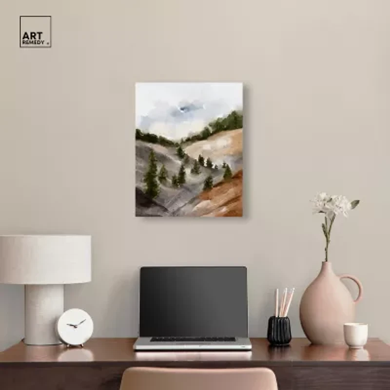 ART REMEDY® "Looks Closer But Is Far" Giclee Nature And Landscape Canvas Art