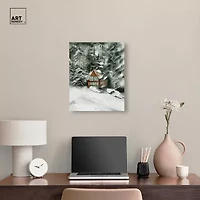 ART REMEDY® "Winter In December" Giclee Nature And Landscape Canvas Art