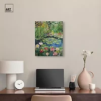 ART REMEDY® Art Remedy "Impressionist Pond" Giclee Canvas Print
