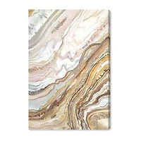 ART REMEDY® Art Remedy "Royal Gold Geode" Giclee Canvas Print