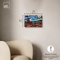 ART REMEDY® Art Remedy "Desert Night Stars" Giclee Canvas Print
