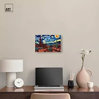 ART REMEDY® Art Remedy "Desert Night Stars" Giclee Canvas Print