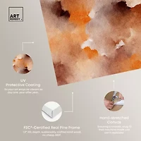 ART REMEDY® "Dried Peach In Caramel Syrup" Giclee Abstract Canvas Art