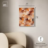 ART REMEDY® "Dried Peach In Caramel Syrup" Giclee Abstract Canvas Art
