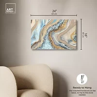 ART REMEDY® Art Remedy "The Luxurious Geode" Giclee Canvas Print