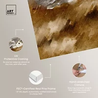 ART REMEDY® "House In The Mountains" Giclee Nature And Landscape Canvas Art