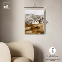 ART REMEDY® "House In The Mountains" Giclee Nature And Landscape Canvas Art