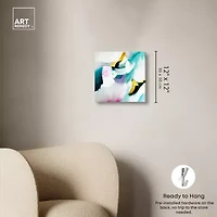ART REMEDY® "Still Violas Ii" Giclee Abstract Canvas Art