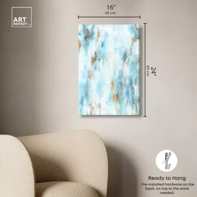 ART REMEDY® "Textured Shades" Giclee Abstract Canvas Art