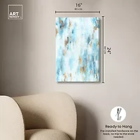 ART REMEDY® "Textured Shades" Giclee Abstract Canvas Art