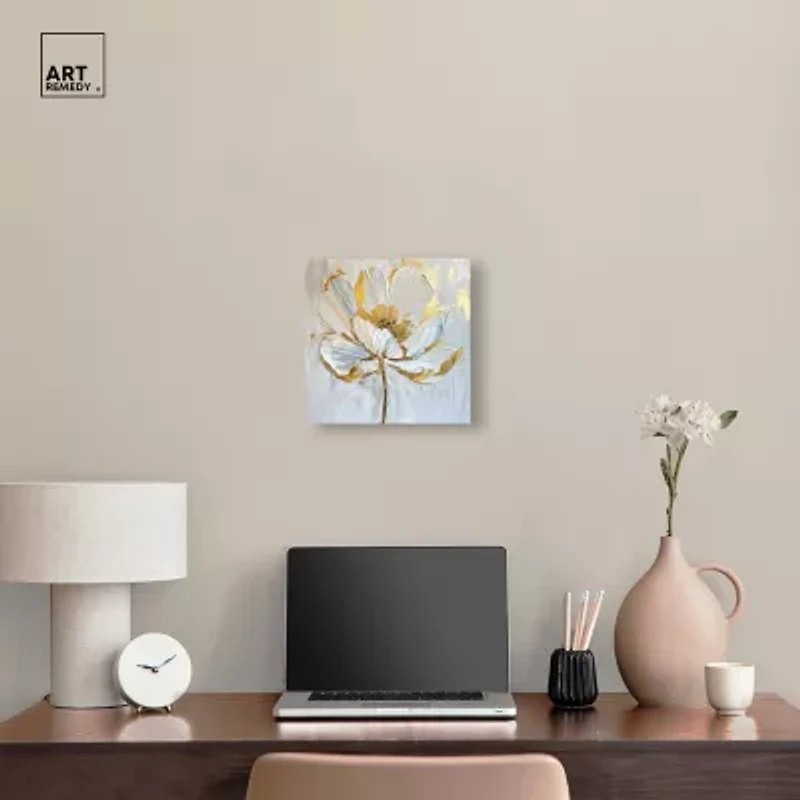 ART REMEDY® "Magnolia Ii" Giclee Floral And Botanical Canvas Art
