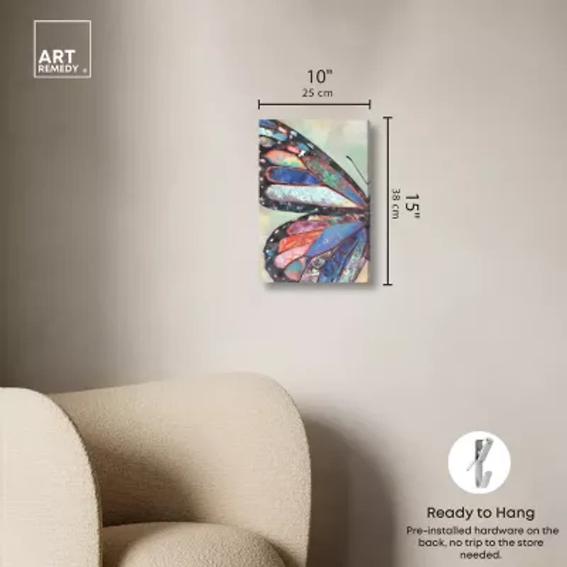 ART REMEDY® Art Remedy "Butterfly Part I" Giclee Canvas Print
