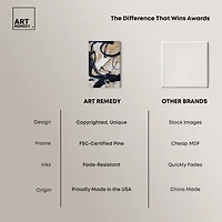 ART REMEDY® "Flowing" Giclee Abstract Canvas Art