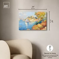 ART REMEDY® "Sail Off In The Morning" Giclee Transportation Canvas Art