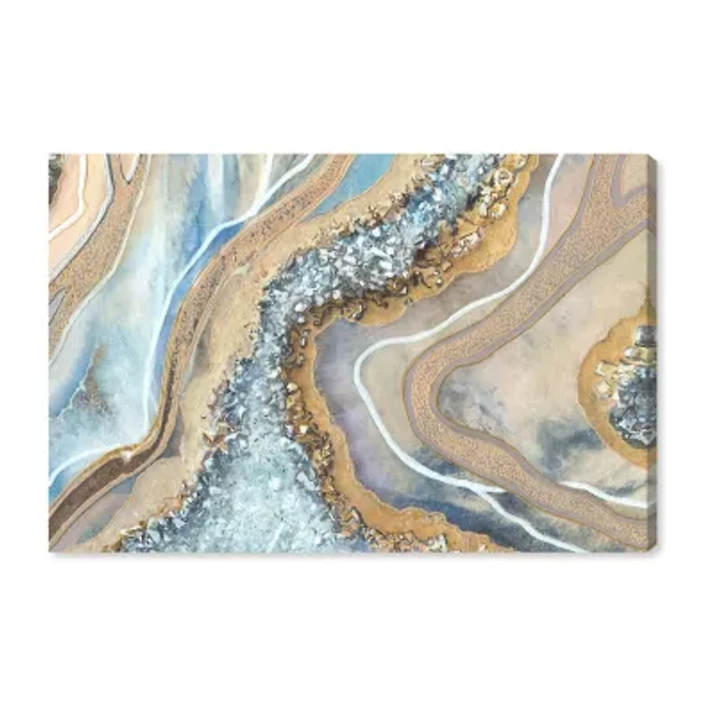 ART REMEDY® "The Luxurious Geode" Giclee Abstract Canvas Art