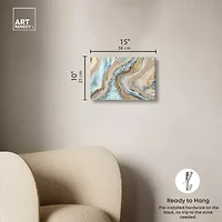 ART REMEDY® "The Luxurious Geode" Giclee Abstract Canvas Art