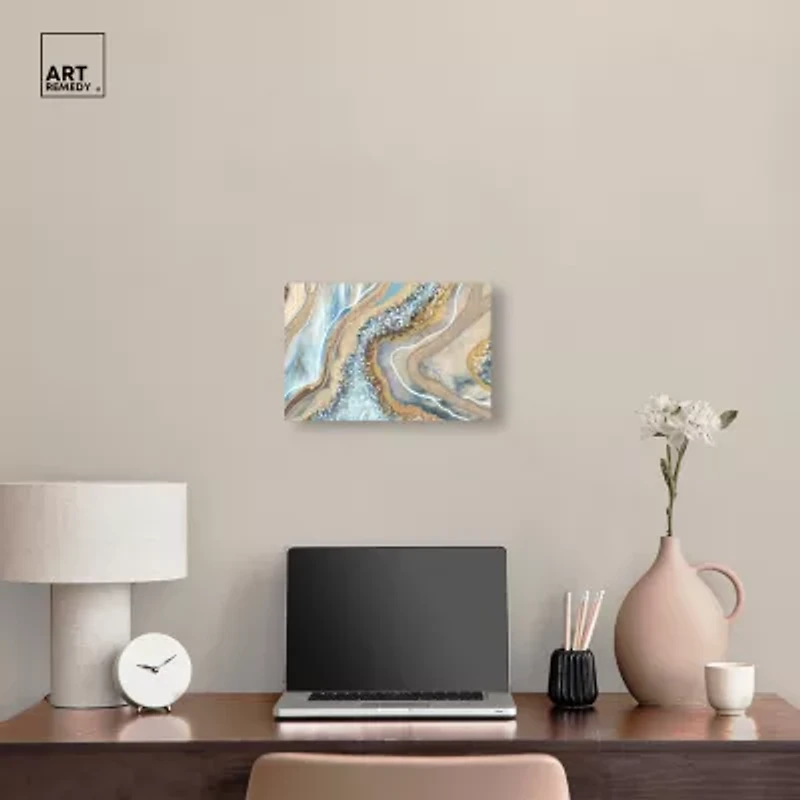 ART REMEDY® "The Luxurious Geode" Giclee Abstract Canvas Art