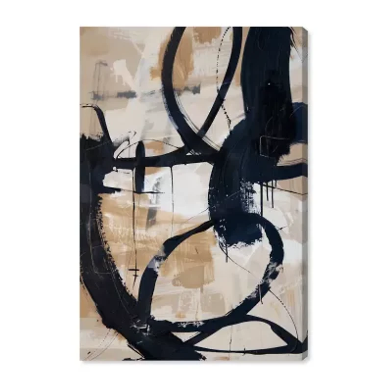 ART REMEDY® Art Remedy "Flowing Ii" Giclee Canvas Print, Abstract Canvas Art