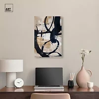 ART REMEDY® Art Remedy "Flowing Ii" Giclee Canvas Print, Abstract Canvas Art
