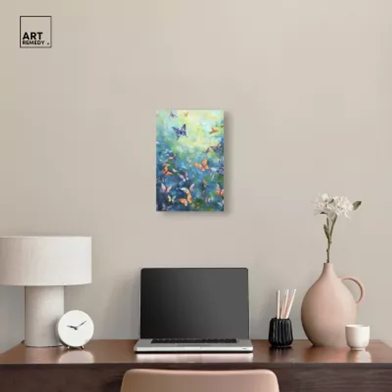 ART REMEDY® "Aesthetic Butterflies" Giclee Animals Canvas Art