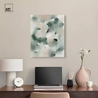 ART REMEDY® Art Remedy "Smoky And Blush Shadows" Giclee Canvas Print, Abstract Canvas Art
