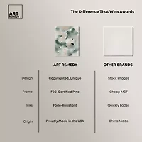 ART REMEDY® Art Remedy "Smoky And Blush Shadows" Giclee Canvas Print, Abstract Canvas Art